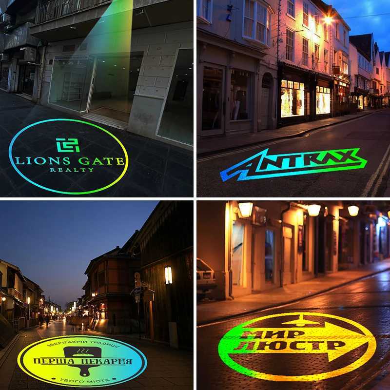 Custom Led HD Color Change Indoor Or Outdoor ip67 Waterproof Rotating Advertising Image Projection Lamp Gobo Projector Y250916
