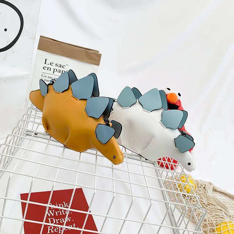 Dinosaur Style Women's Shoulder Purses and Handbags Small Crossbody for Women Casual Animal Clutch Bag Pu Leather