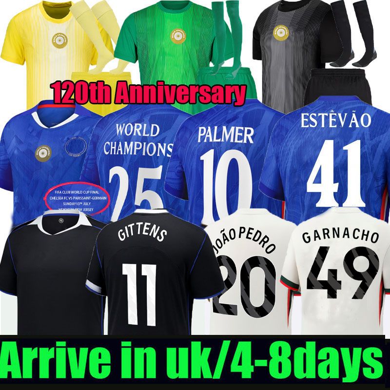 ENZO CFC GARNACHO PALMER 120th Anniversary soccer jersey 25 26 ESTEVAO GITTENS pedro DELAP HATO MUDRYK NETO 2025 2026 football shirt adult kids kit CAICEDO NJACKSON