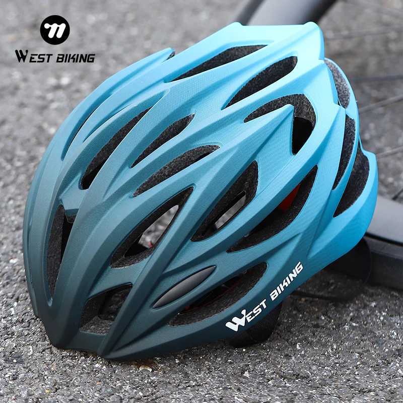 WEST BIKING Bicycle Helmet Men Women MTB Road Safety Integrallymolded Ultralight Helmet Breathable Ajustable Cycling Helmet J250916