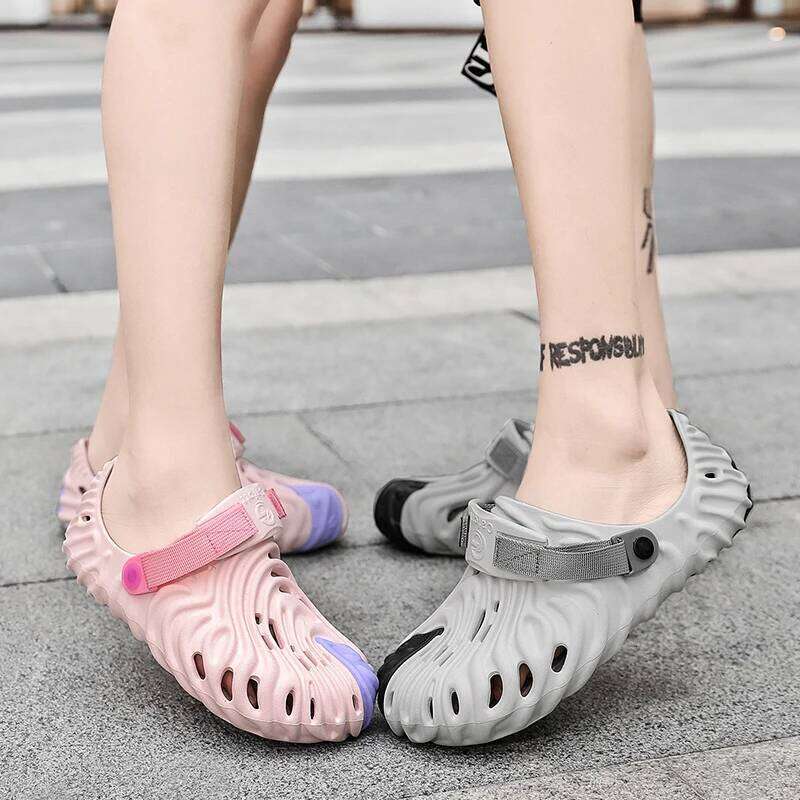 2025 Fashion Women Platform Slippers Flower DIY Garden Summer Shoes Woman Thick Bottom Soft EVA High Heel Sandals Girls Beach Sl
