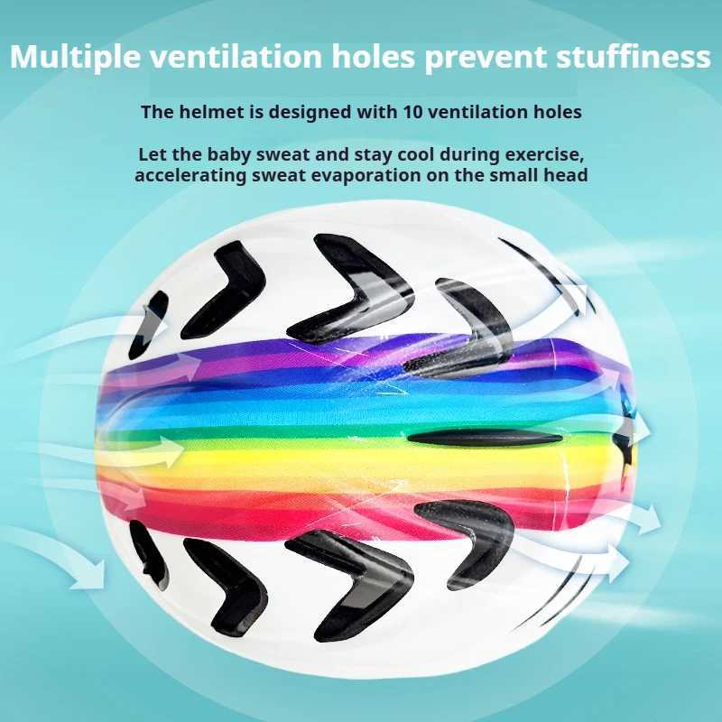 MOON Youth Bike Helmet Adjustable Lightweight for Cycling Skate Scooter Breathable Kids Protective Gear with Vents J250916