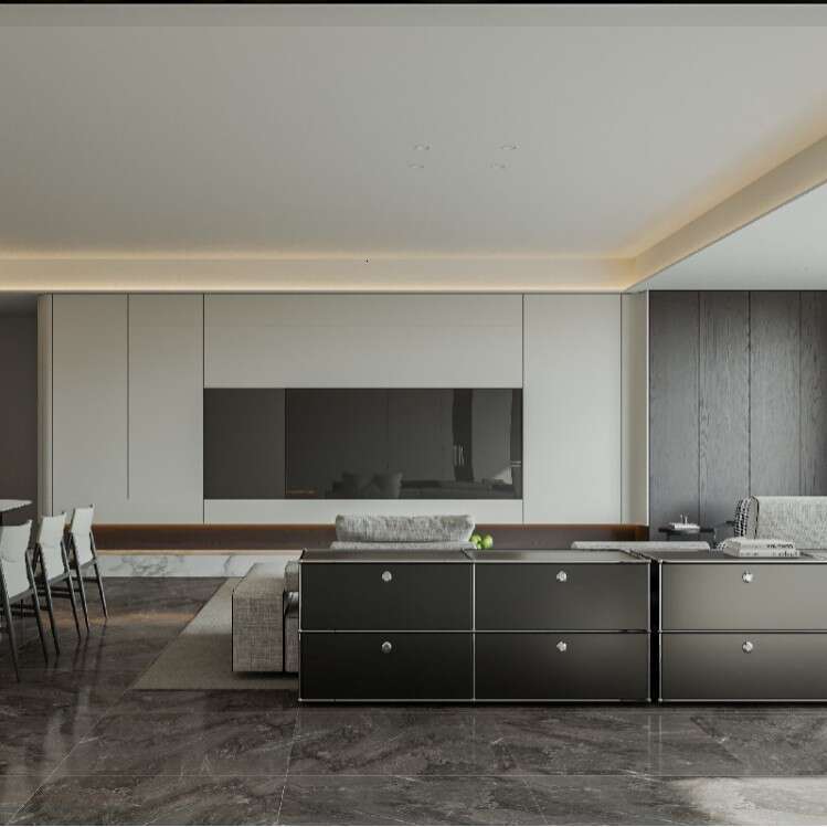 Walk-in Wardrobe Overall Bedroom One Door to Top Cabinet Cloakroom Whole House Environmentally Friendly Materials