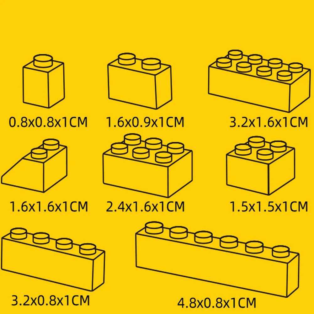 1000 pieces of building blocks city DIY creative building blocks compatible building blocks large base plate educational childre C250916