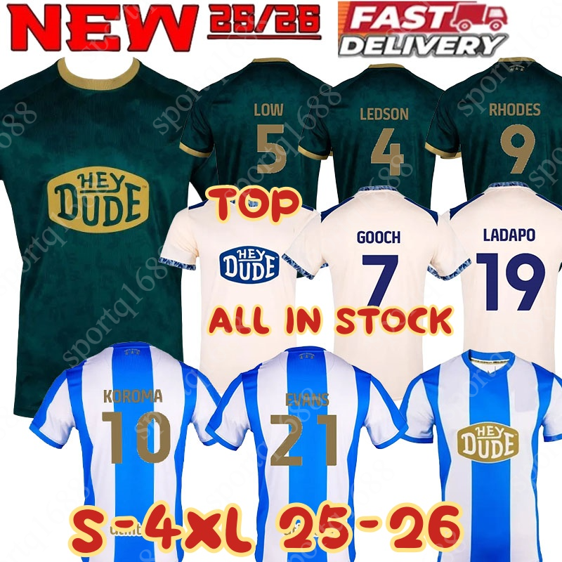 Huddersfield 25 26 Huddersfield town fc football shirt S-4XL home away 3rd 2025 2026 RUDONI THOMAS WILES KOROMA BURGZORG 25 26 football jersey Huddersfield shirt