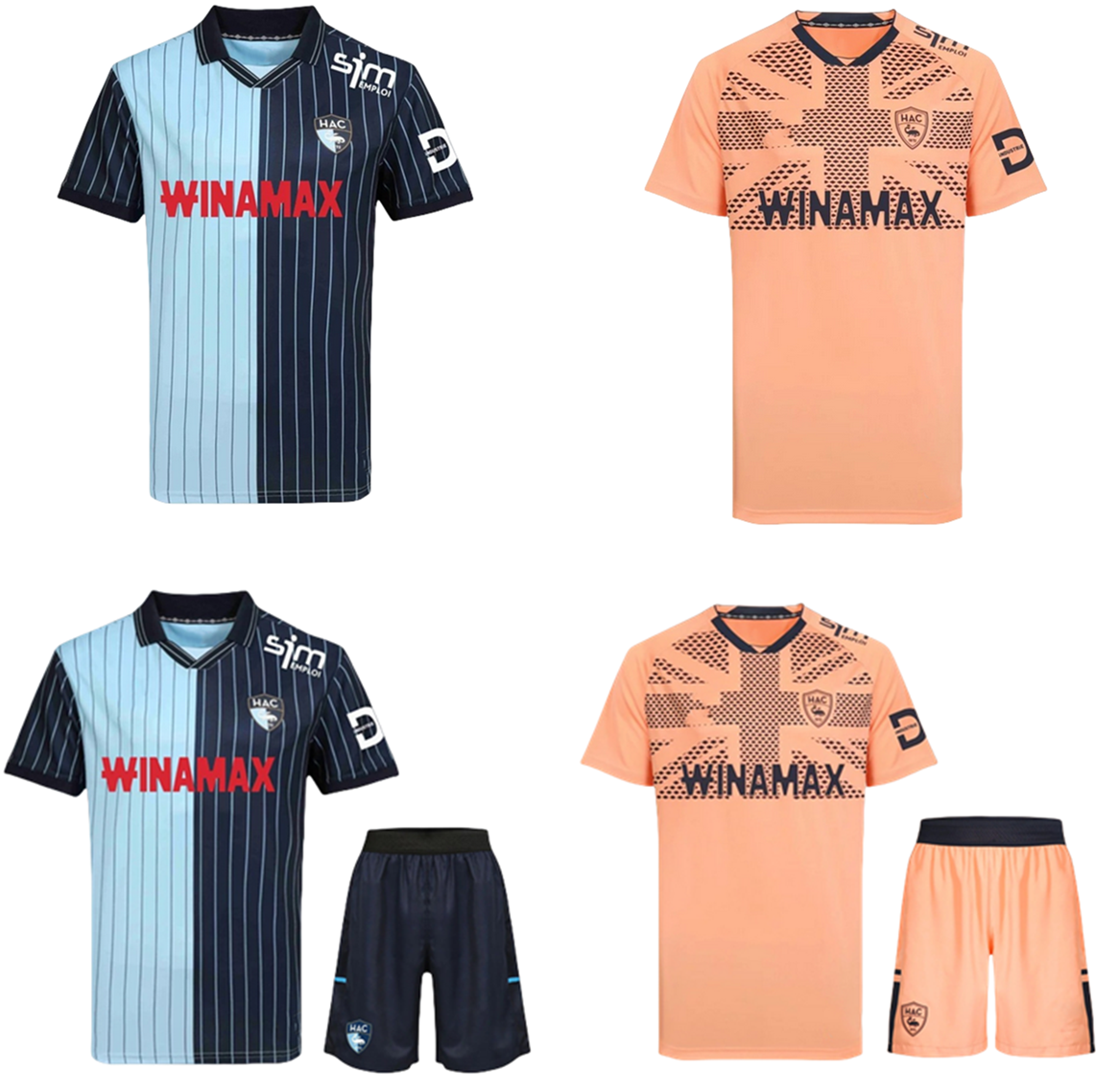 2025 2026 Havre AC Sangante soccer jerseys G.LLORIS KECHTA KITALA SABBI KUZYAYEV ZOUAOUI LOGBO 25 26 Operi SALMIER GRANDSIR BOUNEB men kids kit Targhalline uniform