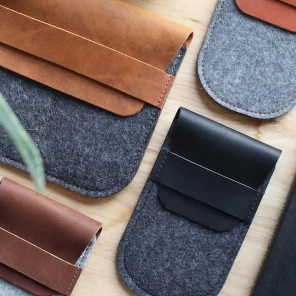 Dust Protect Gift Felt Leather Organizer Watch Case Watch Pouch Storage Bag Watch Protection Bag For Travel 250915