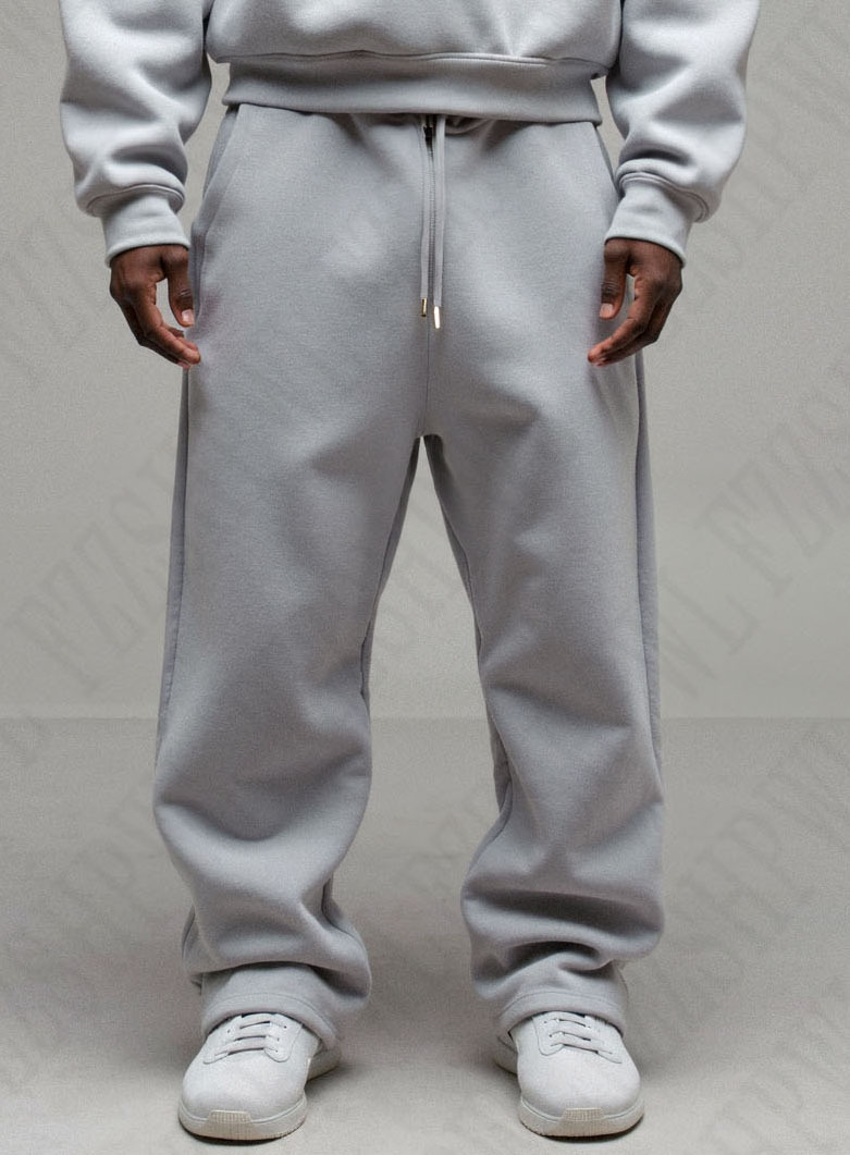 Men's Hoodie Tracksuit y2k High Street Solid Oversized Hooded Pullover & Sweatpants Set Thick Fleece Lined Casual Two-Piece Jogging Suit