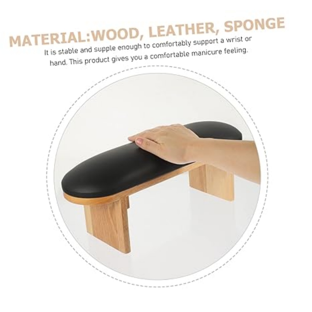 Ergonomic Nail Art Hand Pillow, Manicure Arm Rest Cushion, Comfortable Soft Sponge for Salon and Home Use