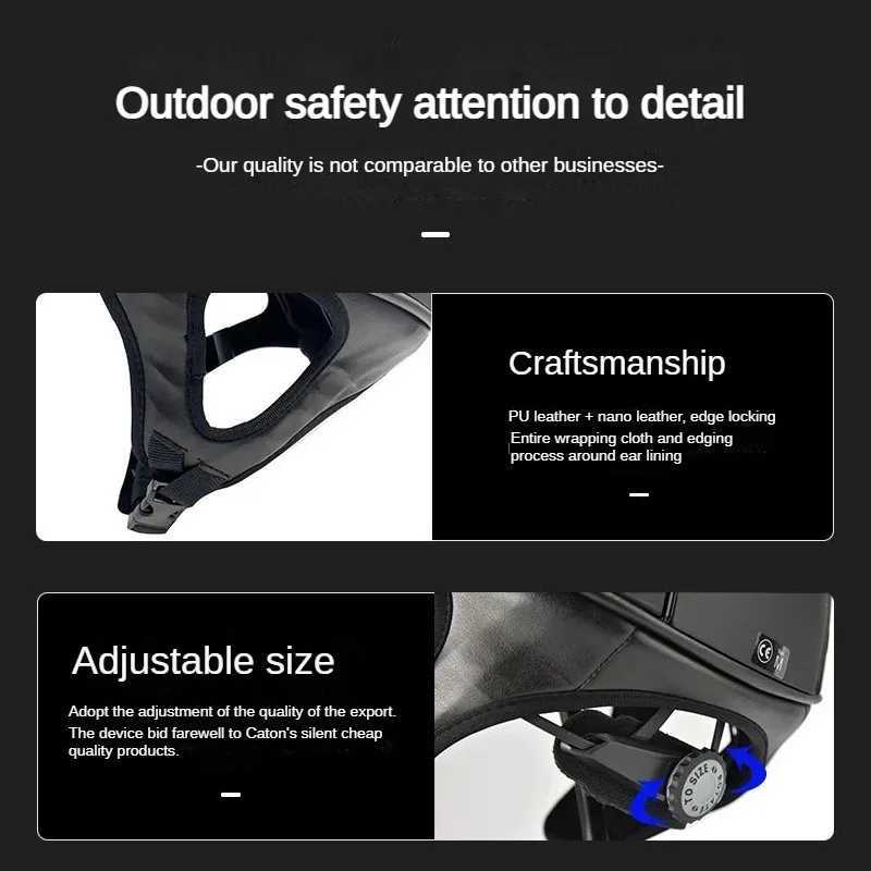 Safety Wen and Women Horse Riding Caps Adjustable Equestrian Helmet Good Air Permeability Horse Riding Helmet Protective Gear J250916