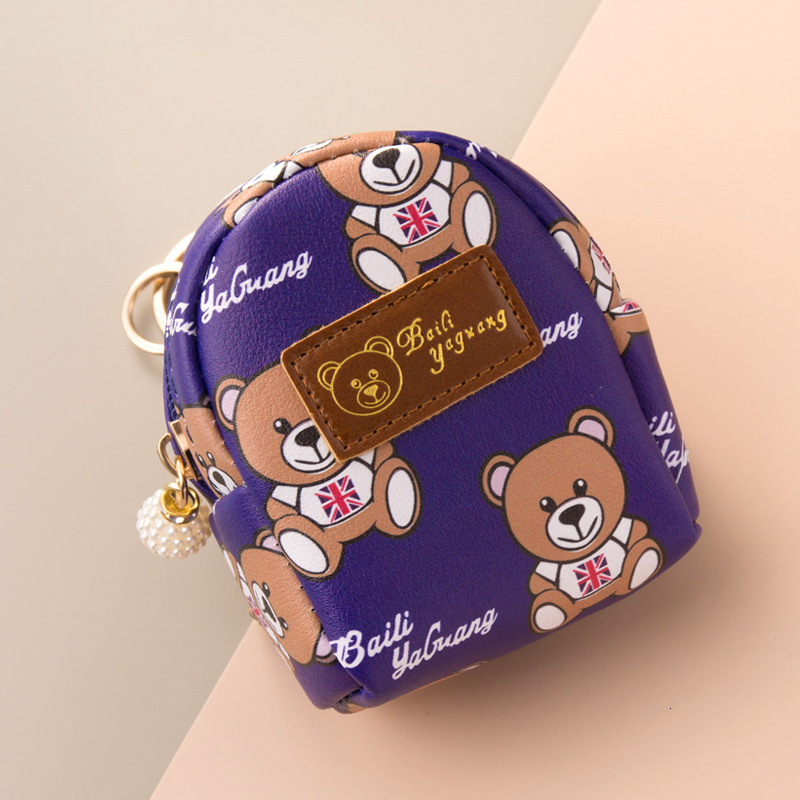Bestseller Girly Heart Ins fashion Creative Purse Cute Bear Portable Integrated Storage Coin Key Bag ddmytues