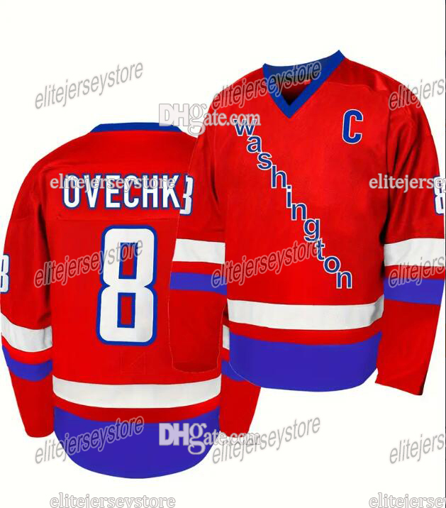 Personalized Custom 8 Alex Ovechkin 2025-26 Screaming Jerseys Pierre-Luc Dubois Max Pacioretty T.J. Oshie Wilsons John Carlson McMichael Nicklas Backs