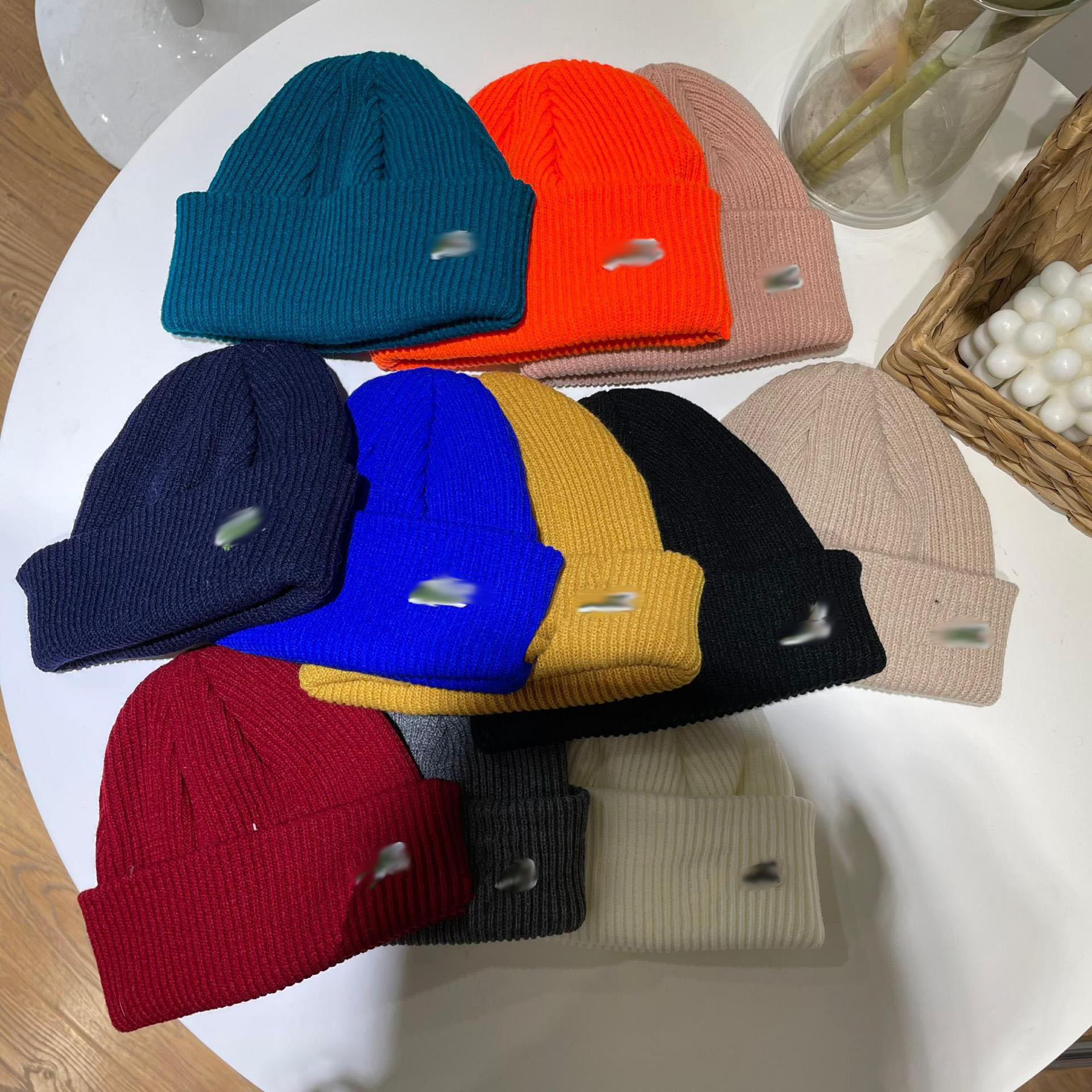 Beanie/Skull Caps Designer Luxury Autumn Winter Crocodile Embroidery Knit Beanie Warm Thermal Woolen Hat for Men Women Street Style