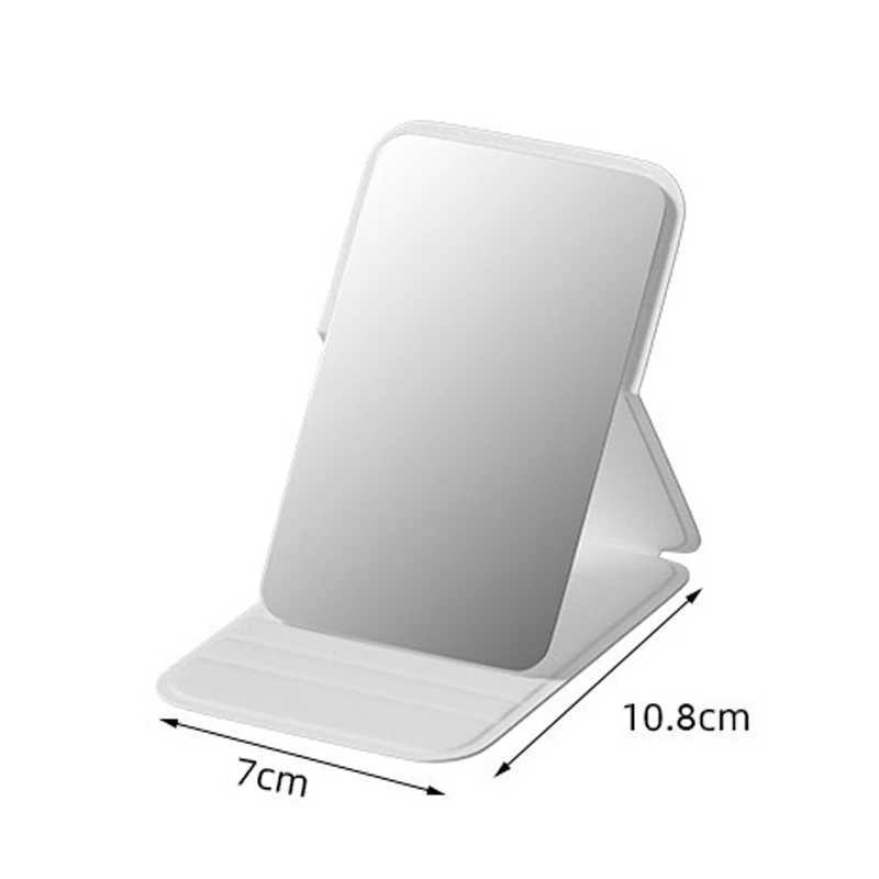 Portable Handheld Mini Makeup Mirror Dormitory Tabletop And Office Use Adjustable And Portable Folding Mirror C250916