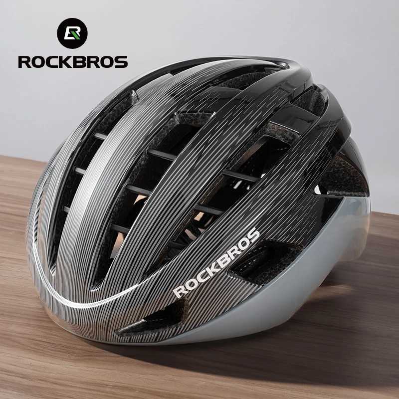ROCKBROS Ultralight Cycling Helmet Safety Cap Bicycle Helmet for Women Men Racing Bike Equipments Road MTB Adult Bike Helmets J250916
