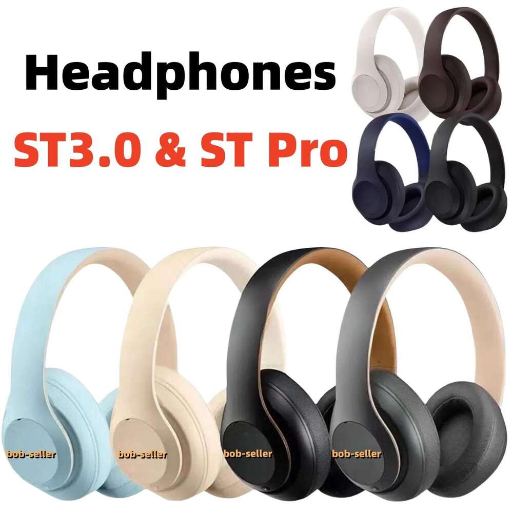 New model for 2025 ST3.0 bluetooth Headsets 3 wireless Earphones Noise cancelling headphone music sports headset Head foldable earphone animation show