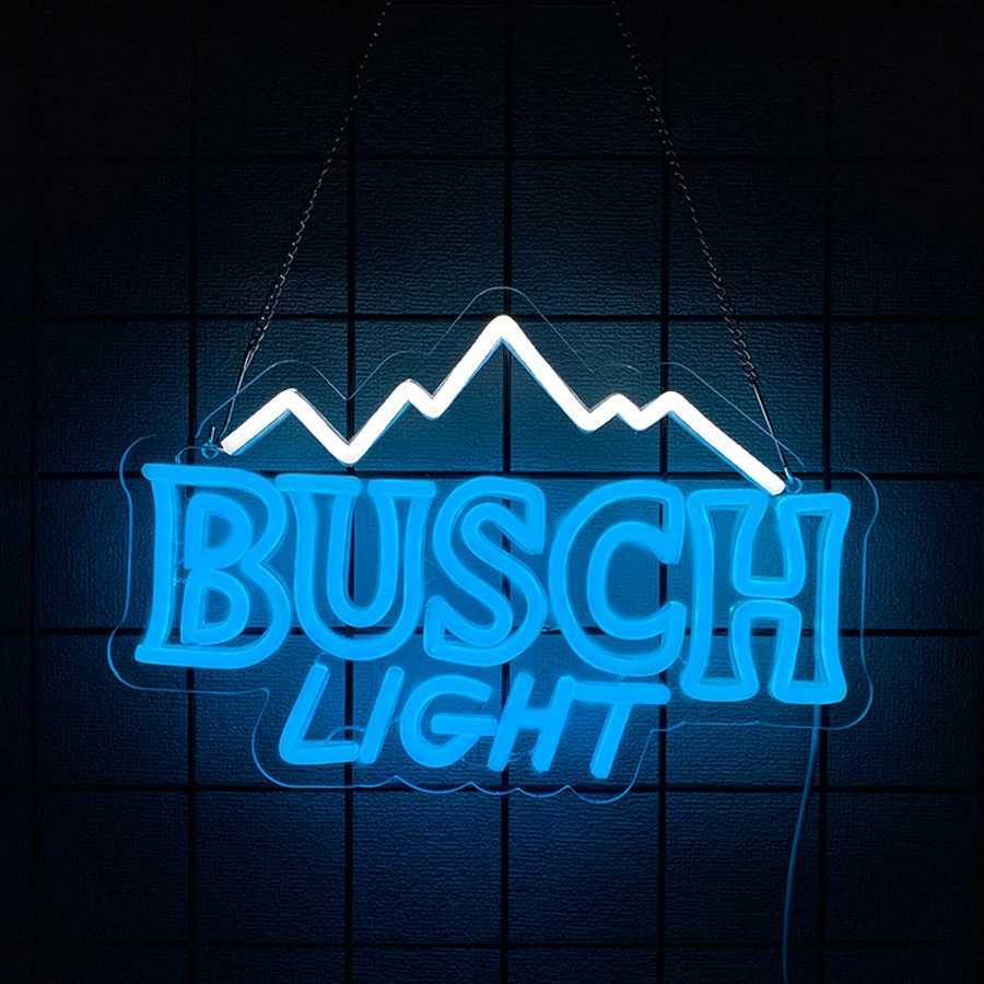 Coors Light Neon Signs for Wall DecorBuschBudKeystone Neon Lights for BedroomMan Cave Bar Pub Restaurant Party Decor Y250916