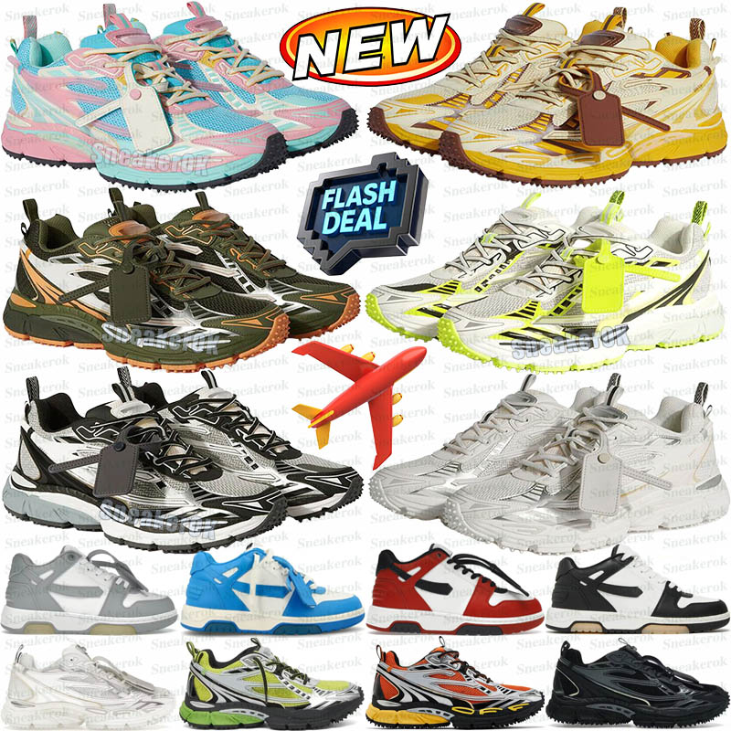 High quality Designer Out Of Office sneakers mens Shoes chaussure off for Be Right Back black white men womens kick Sponge whiteshoe Mid-Top Flat Platform Trainers