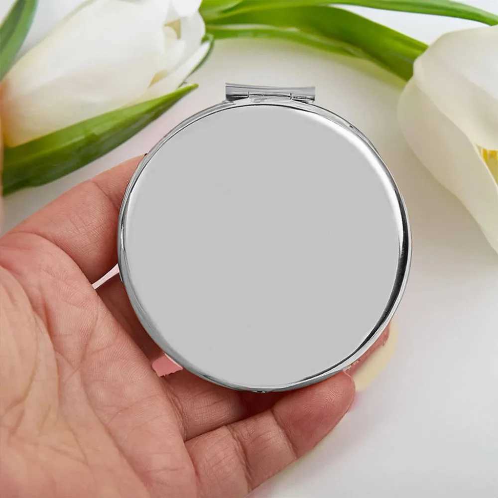 Exquisite Makeup Small Mirror Pocket Mirror Bridesmaid Gift Wedding Party Gift Party Favor Best Birthday Gift C250916