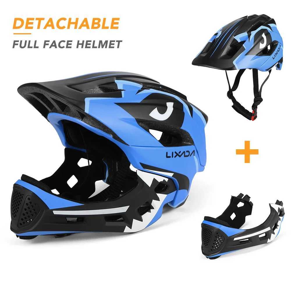 MOON Youth MultiSport Safety Helmet Detachable Full Face Design for Biking Skating MTB helmet J250916