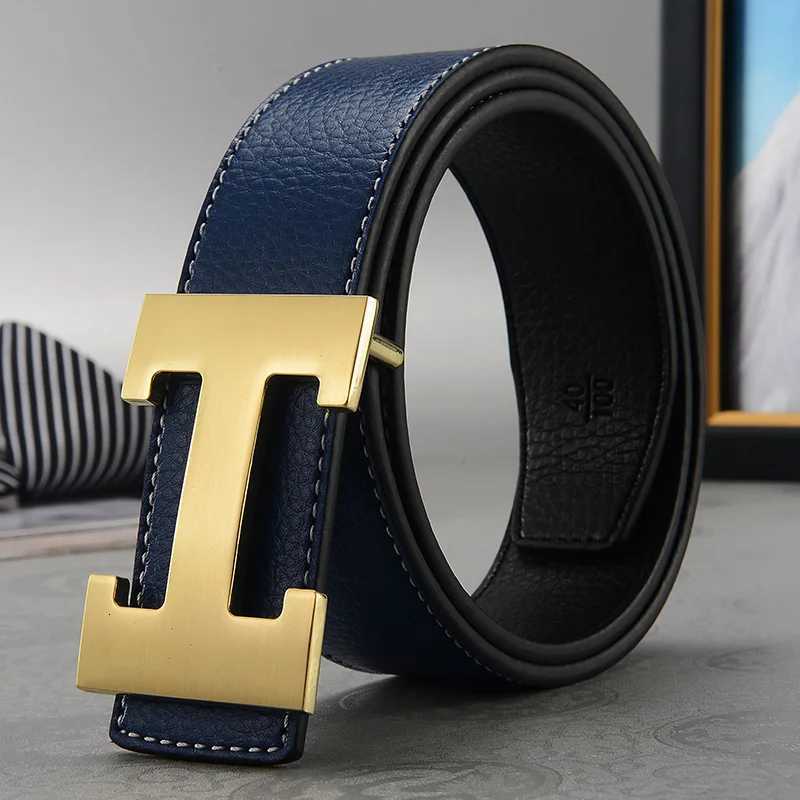 Width 38cm Famous Brand Belt Men Top Quality Genuine Luxury Leather Belts for Men Str Metal Belt Fashion Womens Belt jeansXJ250916