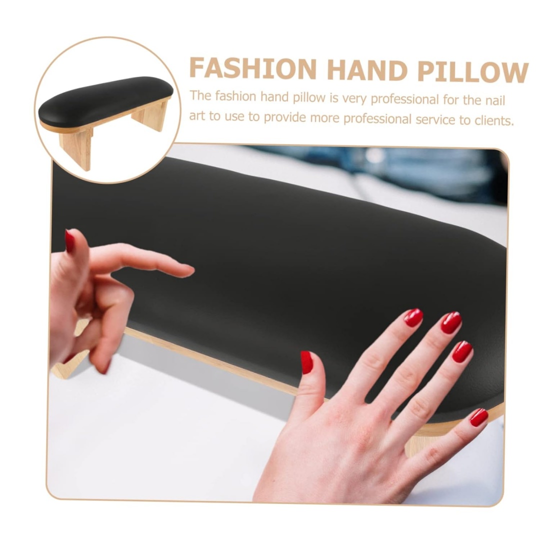 Ergonomic Nail Art Hand Pillow, Manicure Arm Rest Cushion, Comfortable Soft Sponge for Salon and Home Use