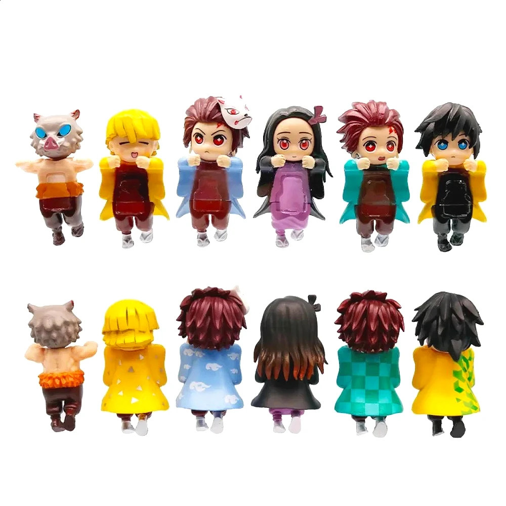 Demon Slayer Hippers Blind Box Mini Action Figures Collectible Decoration Kids Toys Mystery Boxes Children Birthday Gifts 250916