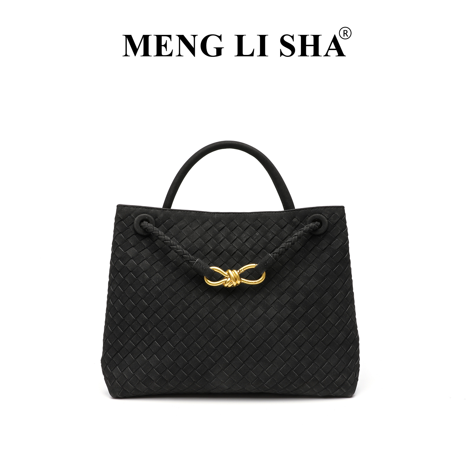 BVZOSOT VOLUME 2025 New European and American Fashion Matte Women's Handmade Braided Soft Leather Tote Bag Bucket Bag Handheld Single - Shoulder 
