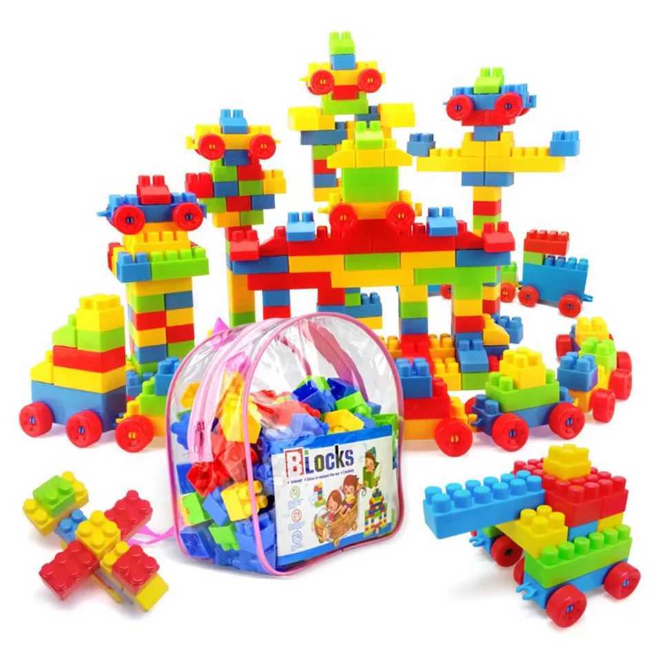 100130pcs childrens assembled stacking toyslarge particles of building blockschildrens early education educational toys C250916
