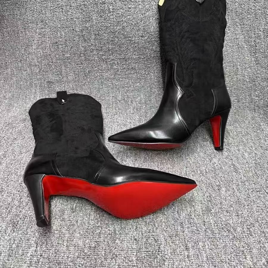 bottom over-the-knee boot for autumn and winter, available in coffee, white, and black heel deigner hoe boot deigner boot woman Martin boot. Knight bc