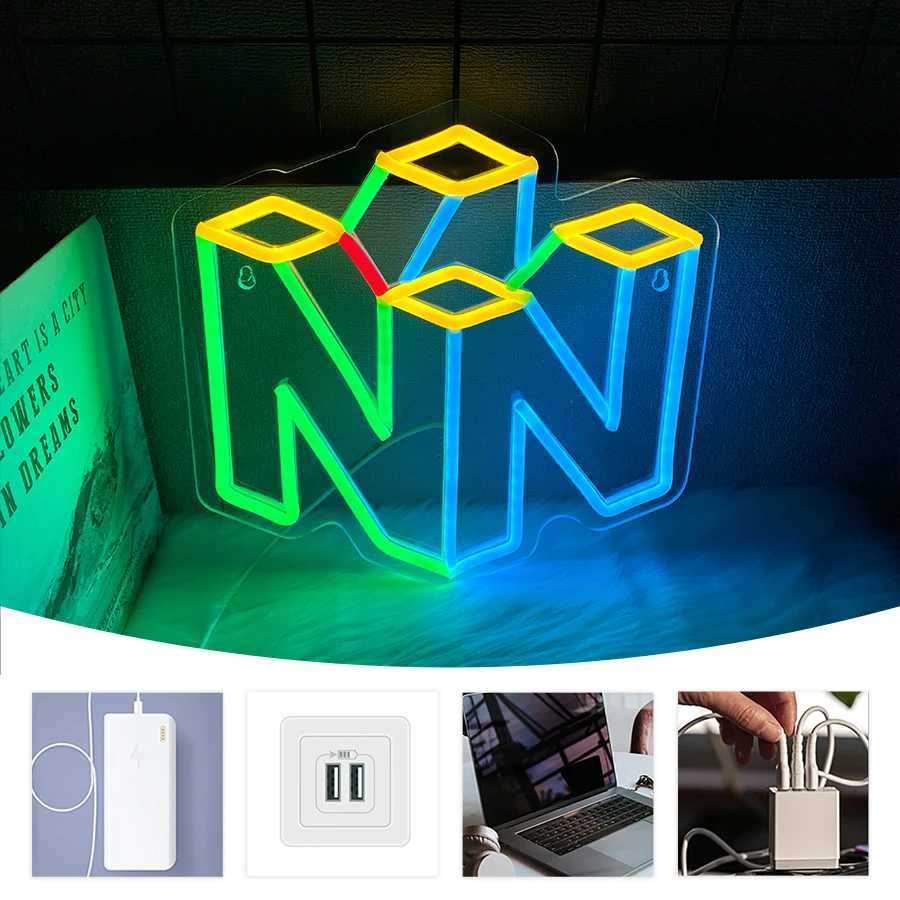 Wonderfullife Game Neon Lights Used For Led Decoration In The Game Player Area MenS Cave Bar Sign Lights Easy To Hang Y250916