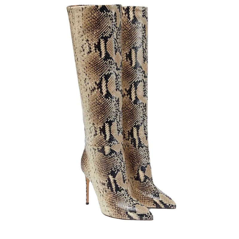 Stonewashed Design Tall Ladies' Footwear Featuring Sharp Toes & Extra Room Fit