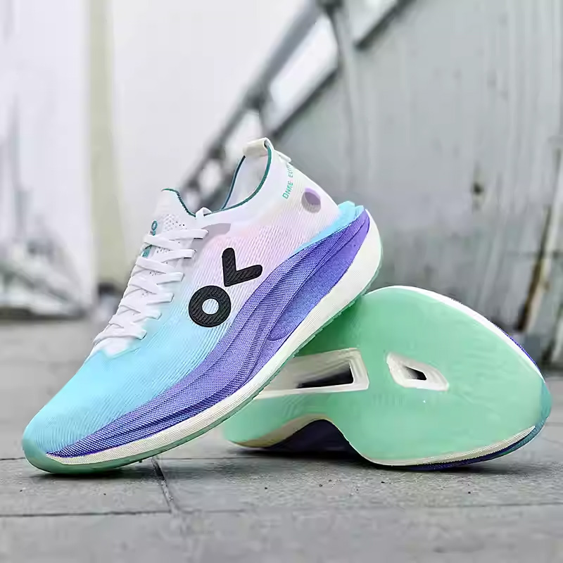 ONKE Women's Autumn Lightweight Breathabe Carbon Pate Running Men's Non-Sip Wear-Resistant Cushioning Coupe Sports Shoes Utra-Light GM86