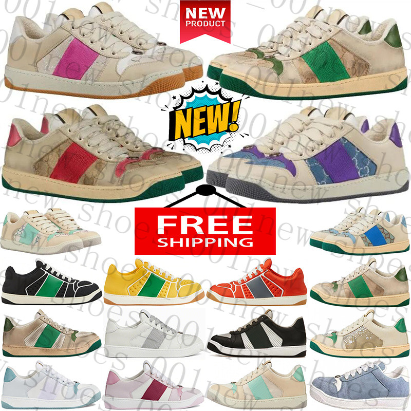 Designer rhyto sneakers Shoes chaussure screener sneakers for mens womens white men women trainers scarpe Plate-forme casual luxury classic