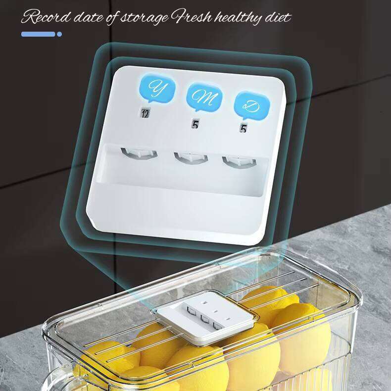Factory Outlet Plastic Transparent Fridge Organizer Drawer for Kitchen Refrigerator & Crisper Food Storage Box