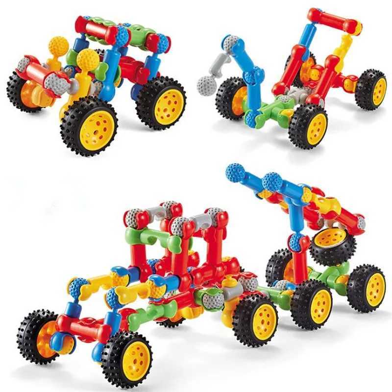 DIY Skeleton joint Building Blocks Stitching Inserted Construction Assembled Blocks Bricks Educational Toys for Children Gift C250916