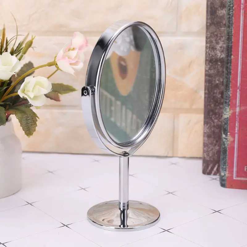 Beauty Makeup Cosmetic Mirror DoubleSided Normal Stand Mirror C250916