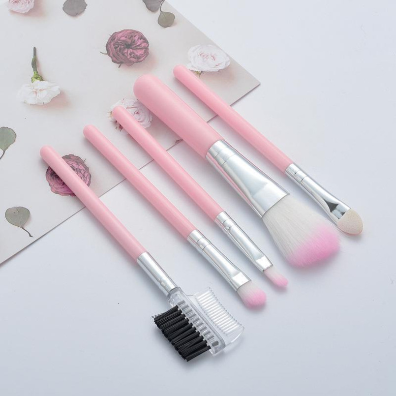 5-piece Makeup for Beginners, Ultra-Soft Full Set Professional Blush Eyeshadow Contour Brush, Foundation Brush high quality