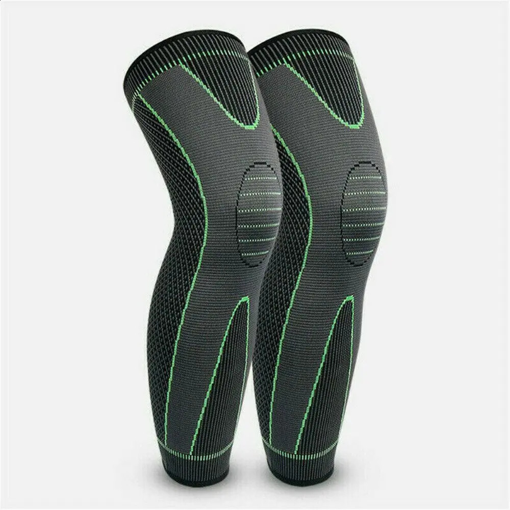 Knee Support Brace Compression Long Full Legs Sleeve Arthritis Running Gym Sport Knee Pads 250916