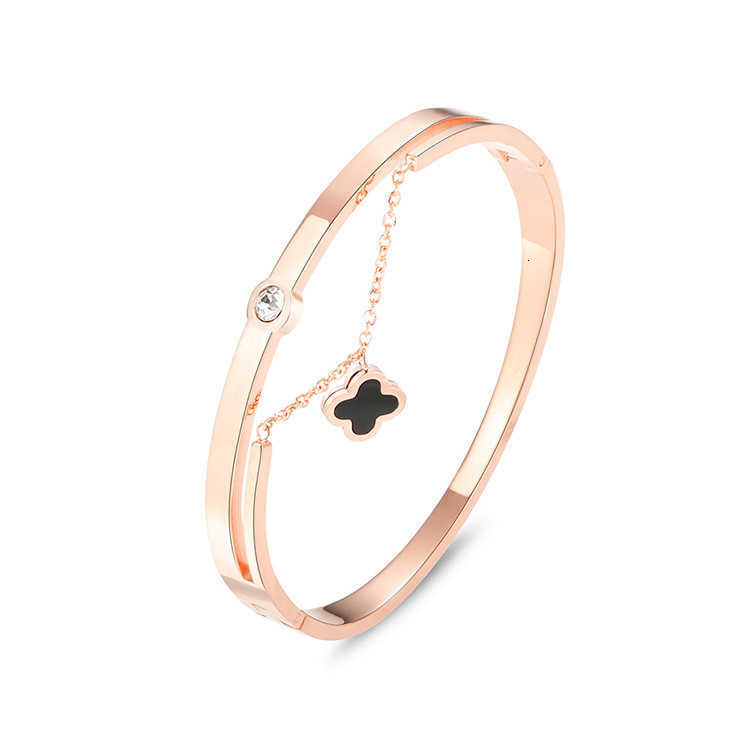 Jewelry Stainless Fashion Steel Luxury Set Golden Women Bangle Bracelet Flower Charm Finger Rings For Men Women Jewelry Set Gift Gg250917