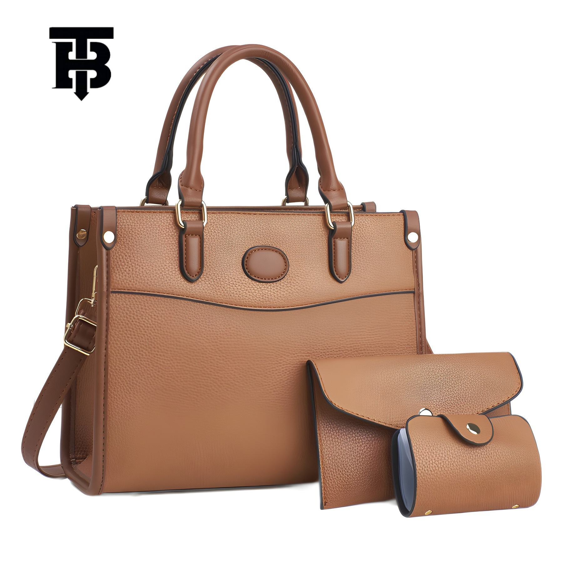 Designer Bag Mother And Child Luxury Bag Bag Three-piece Set Bag Taizhou Women's Bag Fashion Shoulder Bag Versatile Handbag Travel High-end Bag B