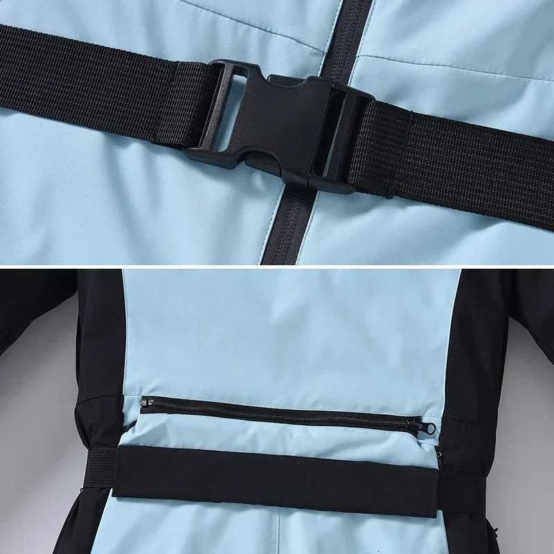 Fur Hooded Woman One Piece Snow Suit Winter Slim Women Ski Jumpuist Outdoor Mountain Female Snowboard Overall Insulated Clothes W250917