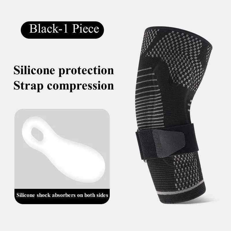 3D Woven Adjustable Elbow Strap Brace Arm Protector Compression Basketball Elbow Pads Sleeves Support Unisex Sport Safety J250917