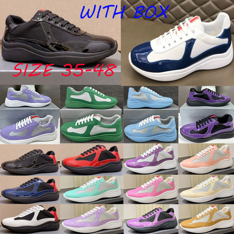 WITH BOX Designer shoes mens shoes sneakers running shoes trainers triangle Outdoor shoes flat red shoes sneaker Mesh nylon casual trainers size 35-48