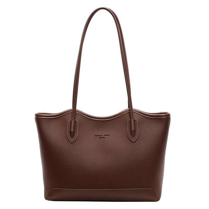 Fashion Color-Block 2025 New Large Capacity Tote Casual Designer Bags Simple Shoulder Bag for Women