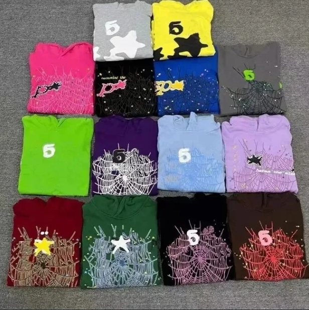 Top quality spider hoodie Fashion Young Thug 55555 Pant Men Women Spider Tracksuit Net Sweatshirt Trend Designer Sweatshirts Pullovers Soider Hoodie