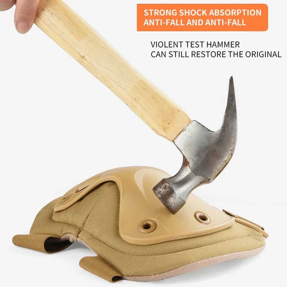 Tactical Knee Pad Elbow CS Military Protector Army Airsoft Outdoor Sport Hunting Kneepad Safety Gear Knee Protective Pads J250917