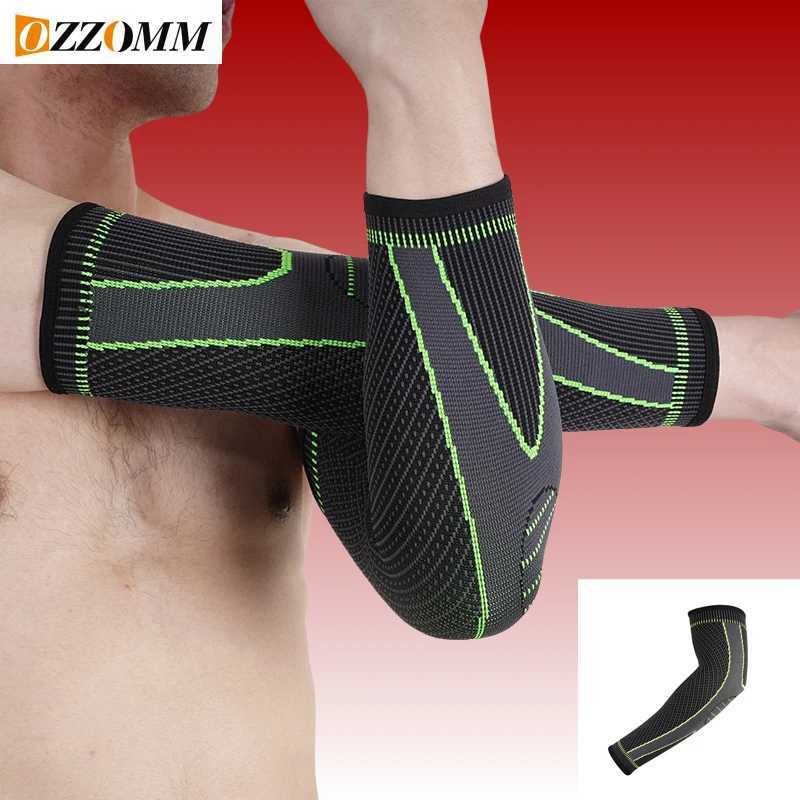 1PC Elastic Fabric Protective Elbow Braces Arm Support for Tendonitis Tennis Elbow NonSlip Breathable Compression Arm Sleeves J250917