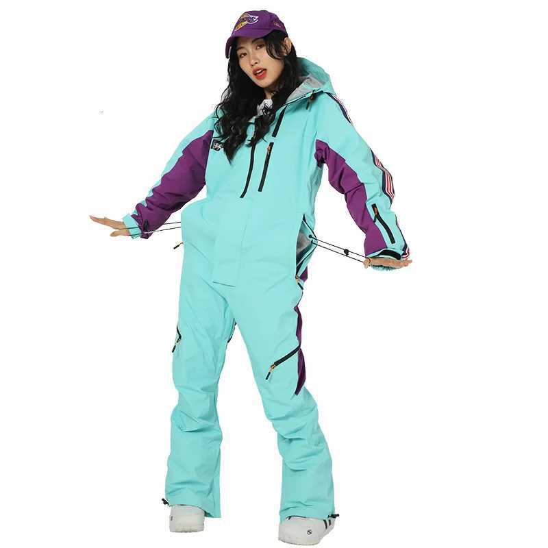 LTVT Winter Warm Ski Suit Women Waterproof Windproof Skiing and Snowboarding Jacket Pants Set Female Trousers Costumes Outdoor W W250917