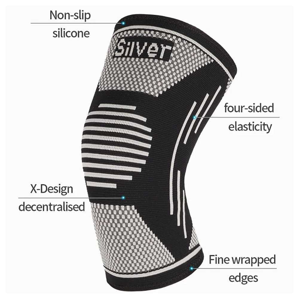 1PCS Knee Compression Sleeve for Men Women Knee Brace for ArthritisMeniscus TearACL SupportWorkout Sports Recovery J250917